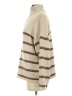 Le Lis Stripes Tan Turtleneck Sweater Size XS - photo 5