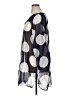 Merona Polka Dots Gray Black 3/4 Sleeve Blouse Size XL - photo 5