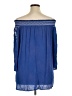 Terre Bleue 100% Rayon Blue 3/4 Sleeve Blouse Size XL - photo 2