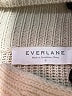 Everlane Color Block Ivory Cashmere Pullover Sweater Size S - photo 7