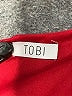 TOBI 100% Polyester Solid Red Casual Dress Size XS - photo 7