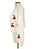Shein 100% Polyester Ivory Cardigan Size 4 - photo 5