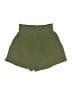 Drew 100% Cotton Solid Green Shorts Size XS - photo 2