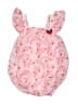 Nannette 100% Polyester Floral Pink Short Sleeve Onesie Size 3-6 mo - photo 1