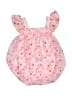 Nannette 100% Polyester Floral Pink Short Sleeve Onesie Size 3-6 mo - photo 2
