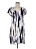 Aqua Graphic Silver Casual Dress Size M - photo 1