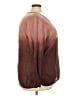 Overdrive Burgundy Long Sleeve Blouse Size 26 - photo 4