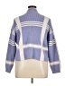Ann Taylor Checkered-gingham Blue Pullover Sweater Size XL - photo 2