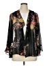 Elle 100% Polyester Black 3/4 Sleeve Blouse Size 1X - photo 1