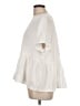 Mud Pie White Short Sleeve Blouse Size L - photo 5