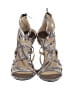 Jimmy Choo Metallic Silver snakeskin embossed sandals Size EU 36 1/2 - photo 2