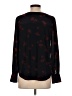Ann Taylor Print Black Long Sleeve Blouse Size M (petite) - photo 2