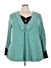 Unbranded Teal Long Sleeve Henley Size 3X - photo 1