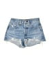 Levi's 100% Cotton Blue Denim Shorts Size 24 waist - photo 1