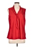 Tahari by ASL 100% Polyester Red Sleeveless Blouse Size L (petite) - photo 1