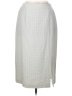 Sag Harbor Houndstooth Ivory Silver Formal Skirt Size 12 - photo 1