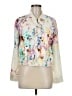 Bebe Floral White Jacket Size M - photo 1