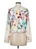 Bebe Floral White Jacket Size M - photo 2