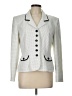 Sag Harbor Houndstooth Ivory Blazer Size 12 - photo 1