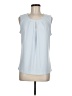 Kasper Blue Sleeveless Blouse Size M - photo 1