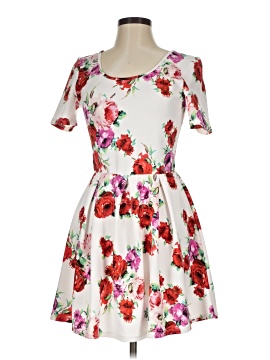 Three Pink Hearts Casual Dress