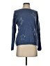 Saks Fifth Avenue Stars Blue Pullover Sweater Size S - photo 1