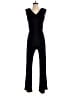 Adrianna Papell Solid Black Jumpsuit Size 4 - photo 1