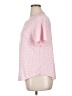 Unbranded 100% Polyester Pink Short Sleeve Blouse Size 1XL - photo 5
