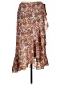 Max Studio 100% Polyester Paisley Orange Casual Skirt Size L (estimated) - photo 1