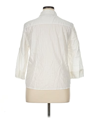 Alfred Dunner 3/4 Sleeve Button-Down Shirt (view 2)