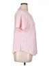 Unbranded 100% Polyester Pink Short Sleeve Blouse Size 1XL - photo 4