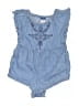 Old Navy Blue Short Sleeve Onesie Size 3-6 mo - photo 1