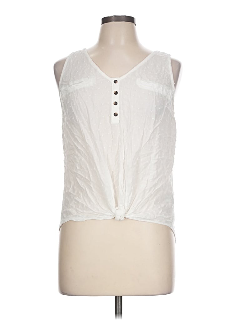 Pre-owned Candies Candie's Sleeveless T-shirt In Ivory