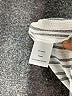 Vixbe 100% Rayon Stripes Silver 3/4 Sleeve Blouse Size M - photo 8