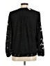 Maurices 100% Polyester Black Long Sleeve Blouse Size M - photo 2