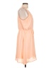 Maurices 100% Polyester Solid Orange Casual Dress Size L - photo 4