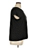 Massini Polka Dots Black Short Sleeve T-Shirt Size 1X - photo 4