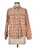 Marmot Plaid Orange Long Sleeve Button-Down Shirt Size M - photo 1