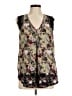 Daniel Rainn 100% Polyester Black Sleeveless Blouse Size M - photo 1