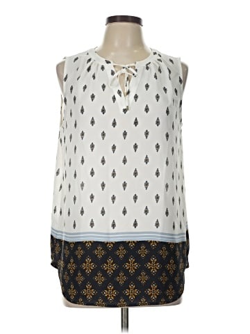 Ann Taylor Factory Sleeveless Blouse (view 1)