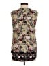 Daniel Rainn 100% Polyester Black Sleeveless Blouse Size M - photo 2