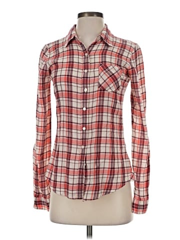 Girl Krazy Long Sleeve Button-Down Shirt (view 1)