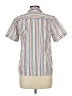 Assorted Brands Stripes Ivory Short Sleeve Blouse Size 12 - photo 2