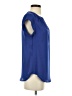 Fun2Fun 100% Polyester Blue Short Sleeve Blouse Size S - photo 4