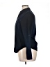 Elemente Clemente 100% Organic Cotton Black Blue Long Sleeve Blouse Size 16 (3) - photo 5