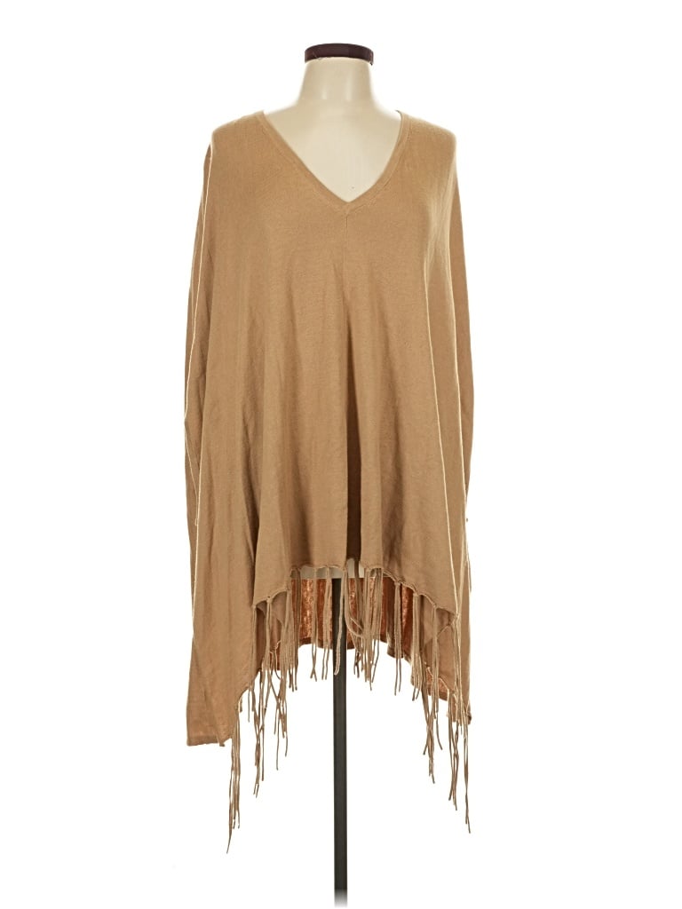 Pre-owned Michael Michael Kors Poncho In Tan