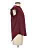 Mine 100% Polyester Burgundy Short Sleeve Blouse Size S - photo 4