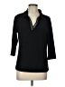 89th & Madison Black 3/4 Sleeve Top Size L - photo 1