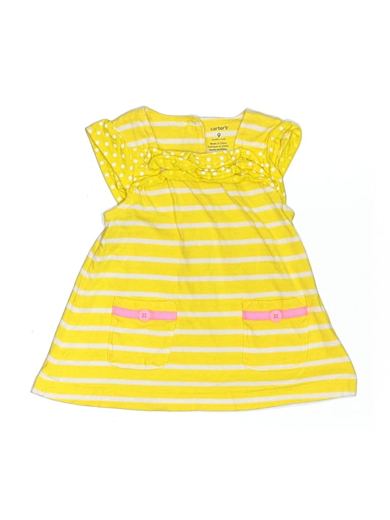 Pre-owned Carter's Babies' Dress In Yellow