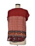 Xhilaration Red Short Sleeve Blouse Size M - photo 2